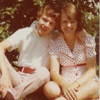 Snapshot of Susan & Michael as teens.
